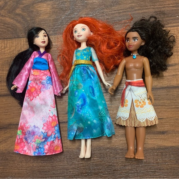 Disney Other - Disney Princess Doll Lot Of 3